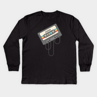 Goose - Cassette Retro Kids Long Sleeve T-Shirt